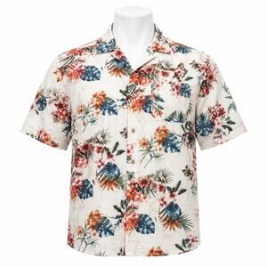 Goodfellow & Co. White Tropical Button Down - Size L